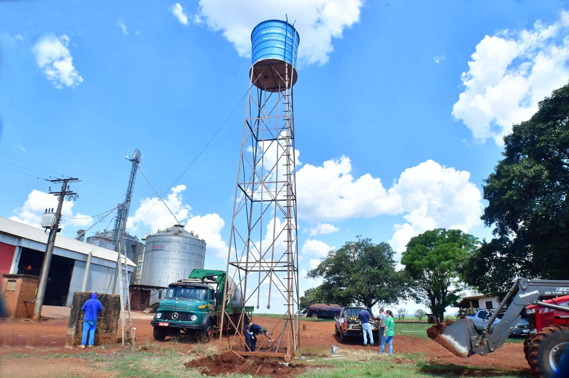 SEMMA substitui caixa d’água no Lajeado das Pombas