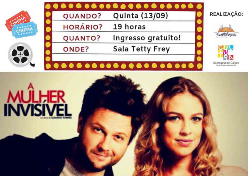 Centro de Cultura exibe a comédia A Mulher Invisível