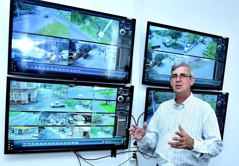 Santo Ângelo opera em 100% o sistema de videomonitoramento
