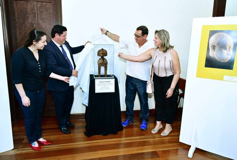 “Deusa Nimba” em exposição no Museu Dr. José Olavo Machado