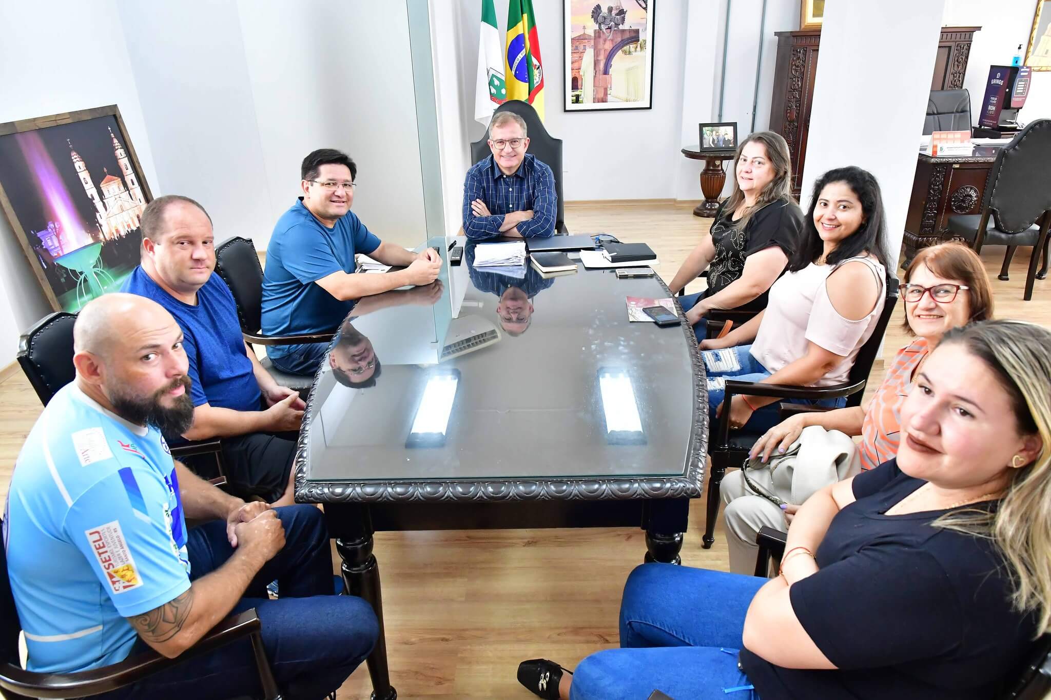 Diretoria da ASAF apresenta ao prefeito seus projetos para 2023