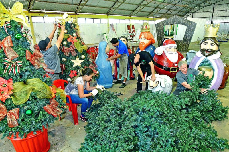 Natal Cidade dos Anjos começa a ganhar forma