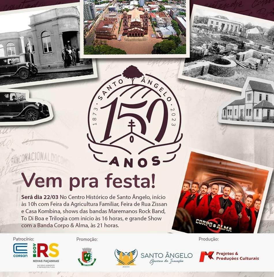 Feiras e shows no Centro Histórico marcam os 150 anos