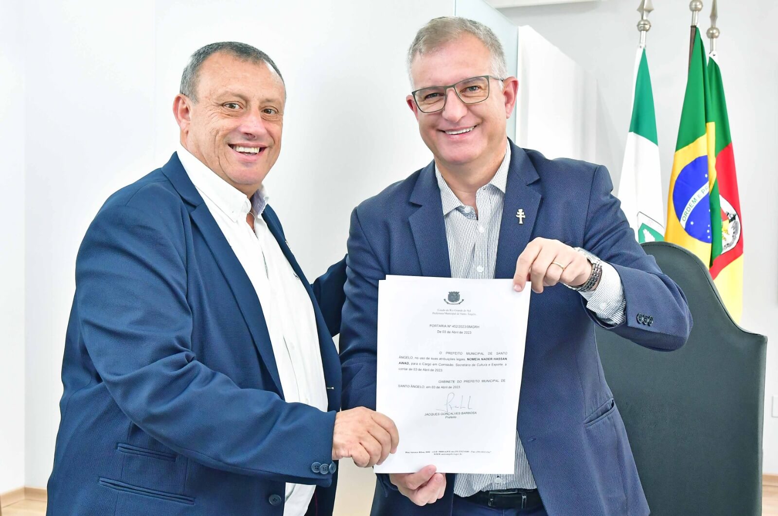 Vereador Nader assume Secretaria de Cultura e Esportes