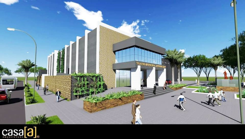 Município busca financiadores culturais para reforma do teatro