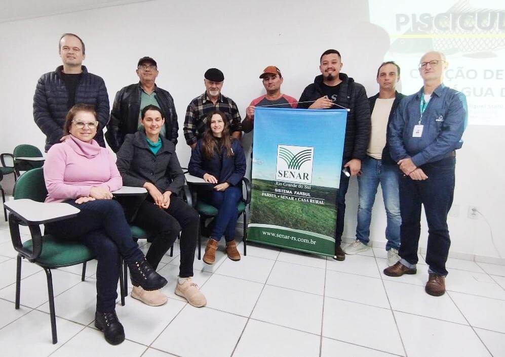 Piscicultores participam de curso de capacitação