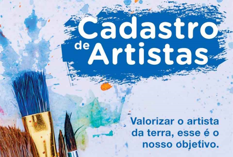 Cadastro Cultural recebe inscrições até 18 de abril