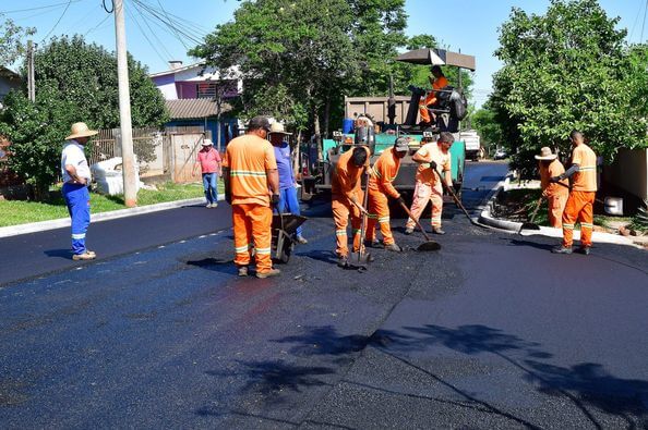 Obras de asfaltamento no Vera Cruz serão concluídas na próxima semana