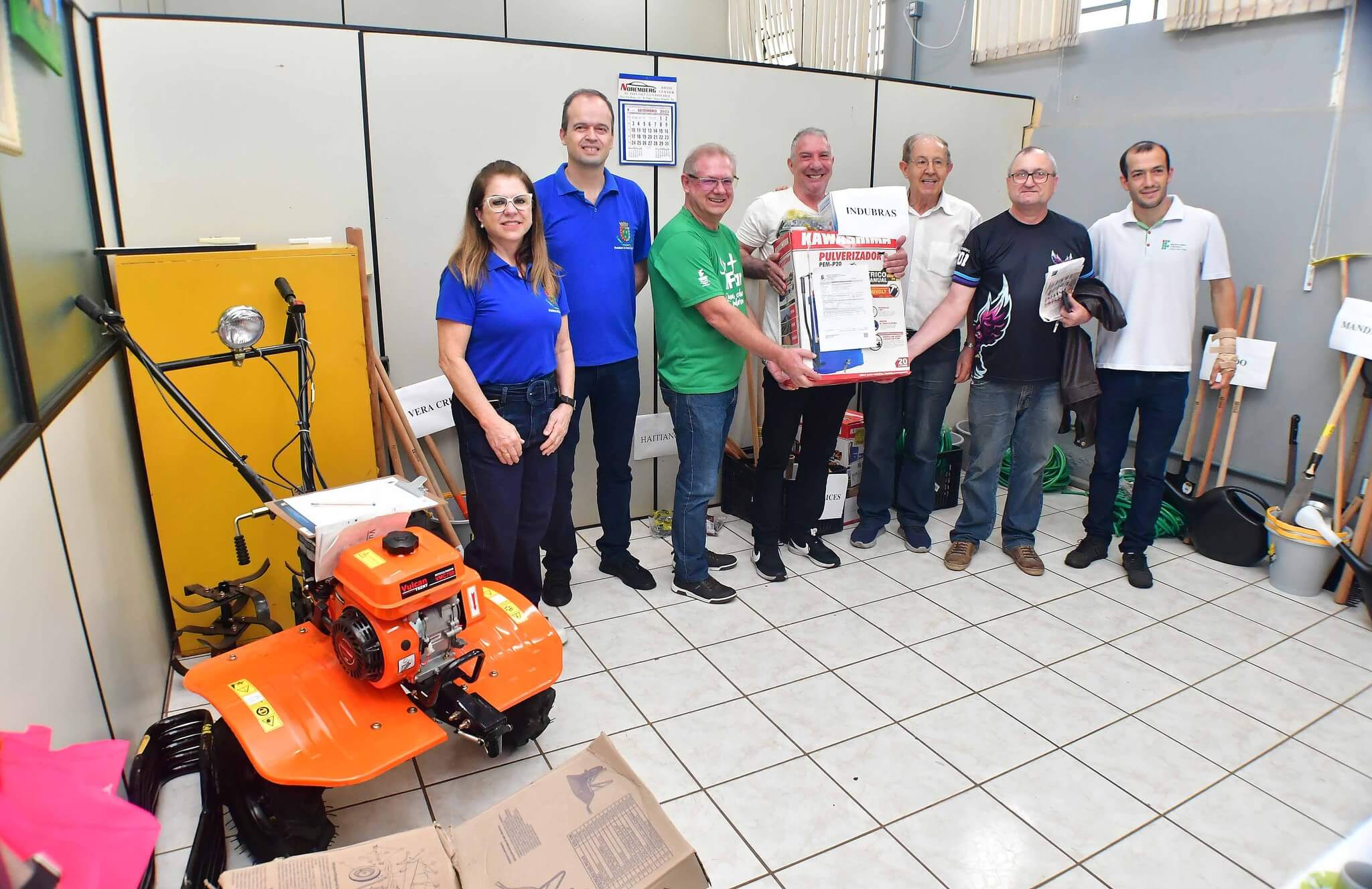 Entregues R$ 100 mil em equipamentos para grupos da agricultura urbana