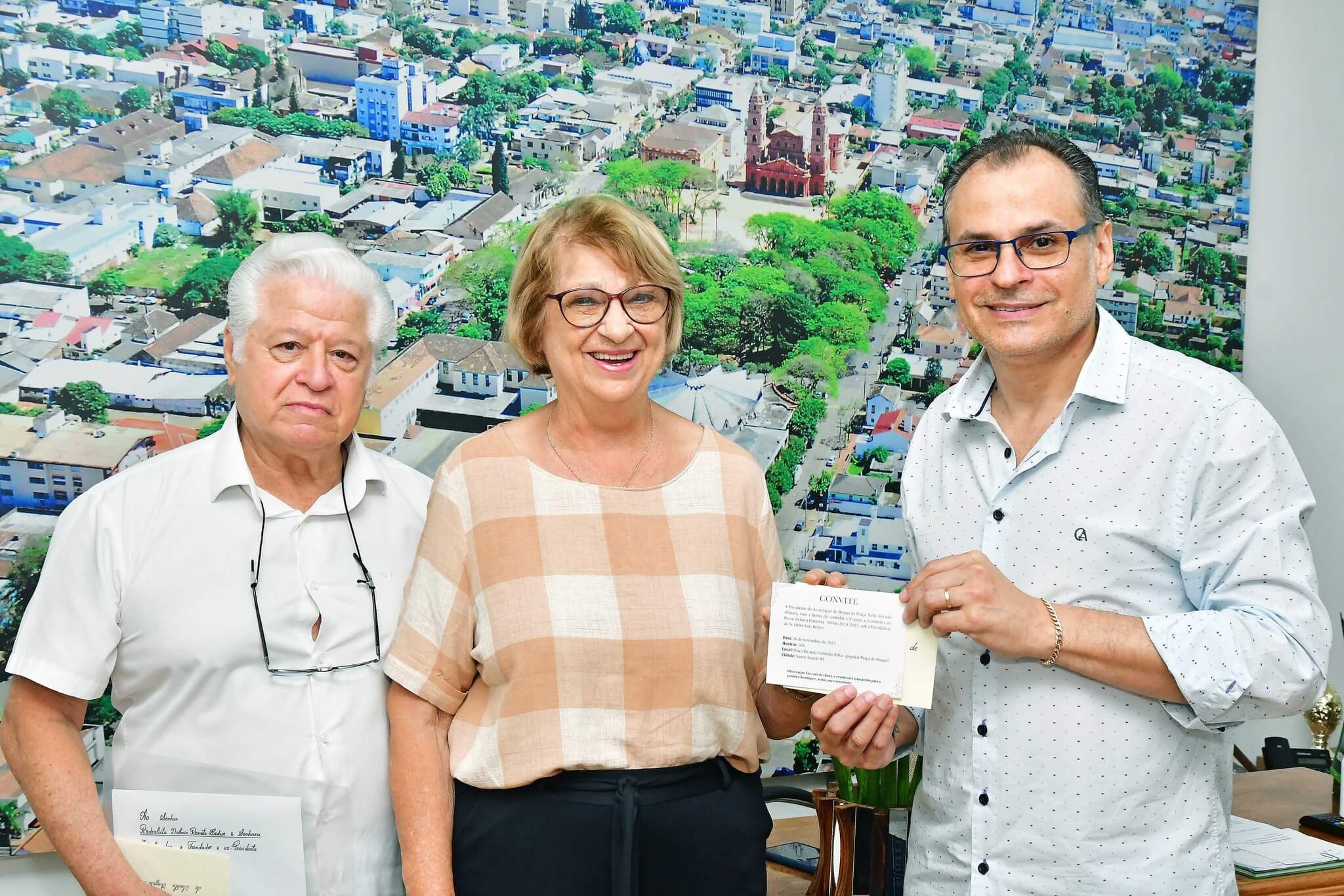 Vice-prefeito recebe convite para posse da nova diretoria do Brique