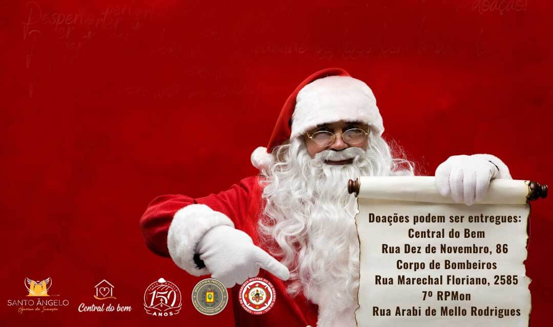 Corpo de Bombeiros e BM são parceiros do Natal do Bem