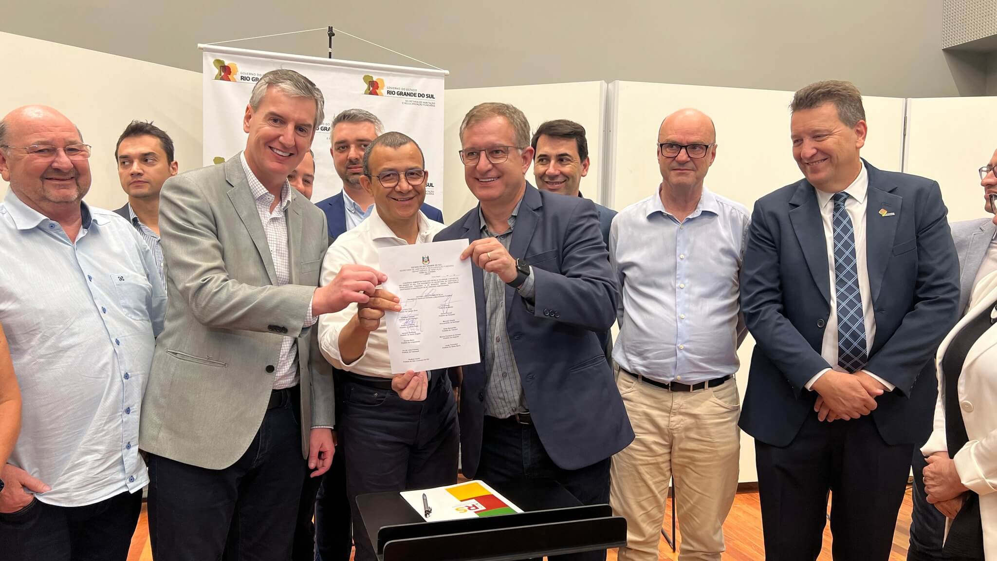 Município formaliza convênio para 45 moradias populares