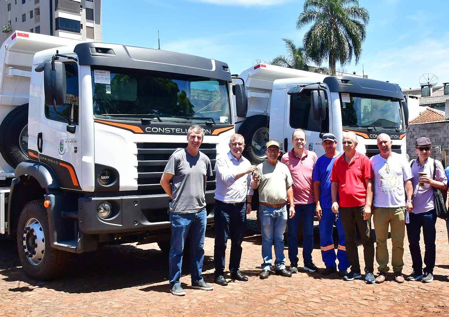 Desenvolvimento Rural recebe mais dois caminhões