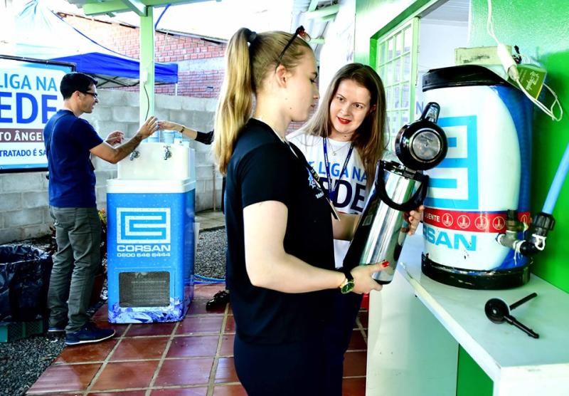 CORSAN disponibiliza água no Parque de Exposições na FENAMILHO Internacional