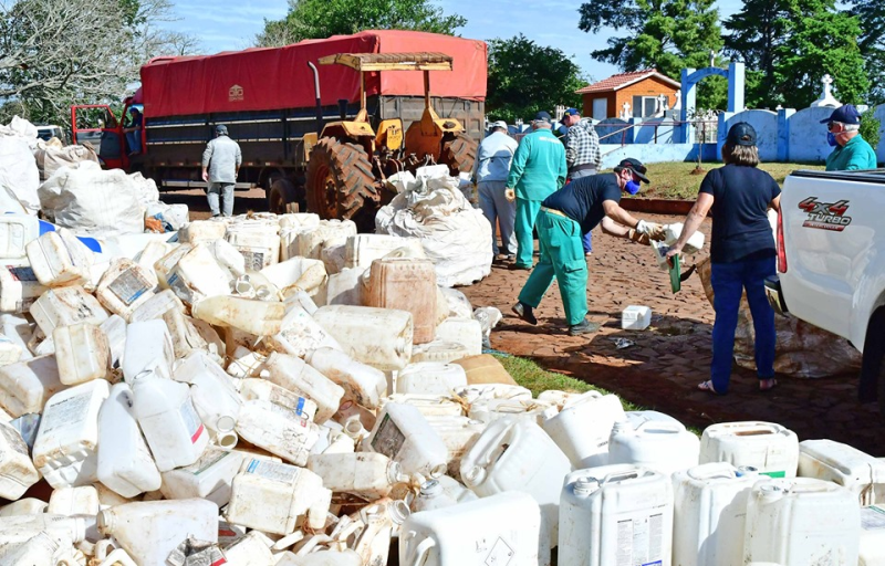 Campanha coleta mais de dez mil embalagens de agrotóxicos