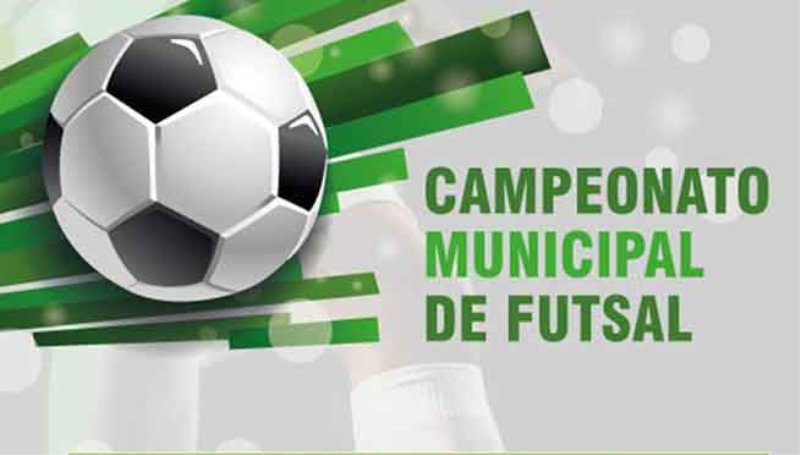 Campeonatos municipais movimentam o futsal local