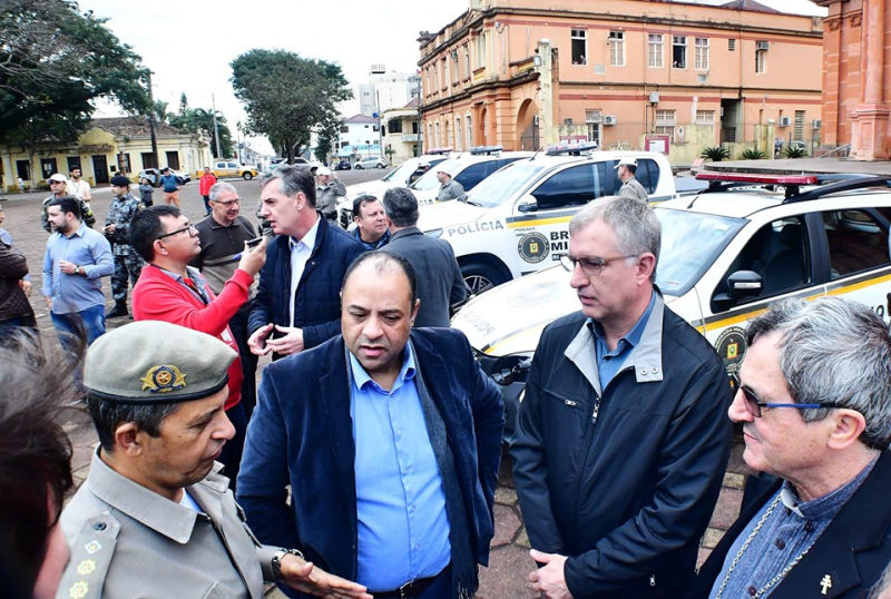 Sete viaturas reforçam o policiamento ostensivo em Santo Ângelo