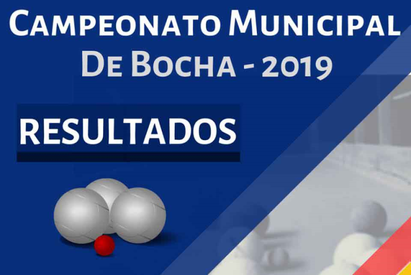 Campeonatos de bocha da Cidade e do Interior tiveram rodadas no sábado