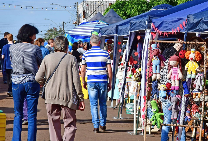 Feira de Rua acontece no Dias dos Pais