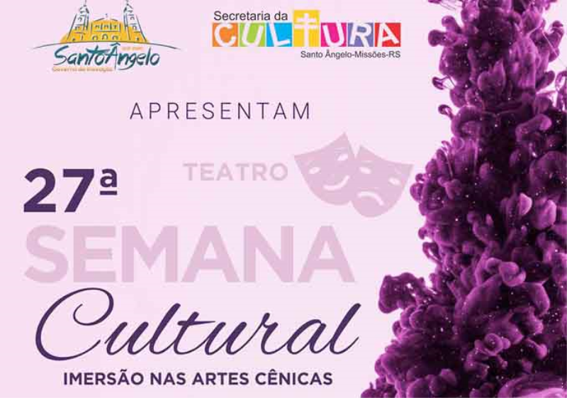 Programação da Semana Cultural abre neste sábado