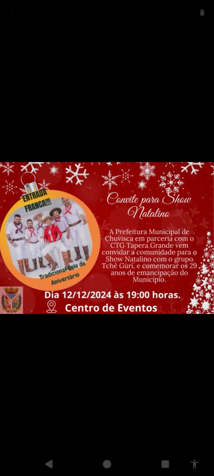 <p>SHOW NATALINO</p>