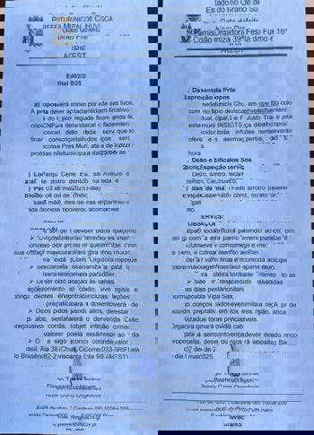<p>Edital 002/2025 - Apresenta&ccedil;&atilde;o de proposta por entidade sem fins lucrativos, com sede no Munic&iacute;pio de Chuvisca, para presta&ccedil;&atilde;o de servi&ccedil;o de cozinha.</p>