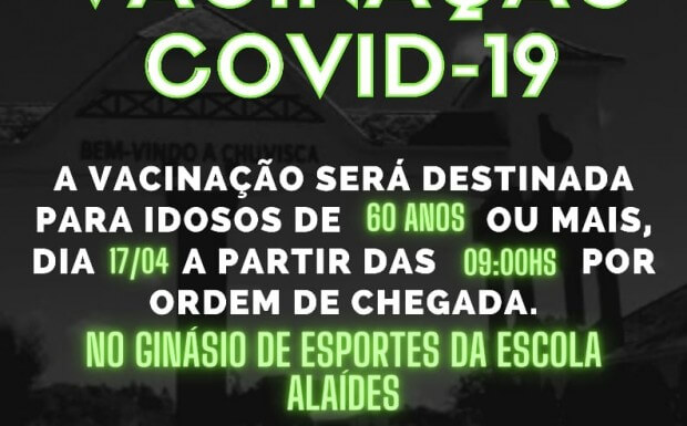 ATENÇÃO COMUNIDADE CHUVISQUENSE
