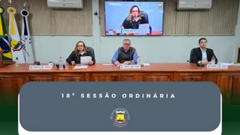 <p><strong>INFRAESTRUTURA, SA&Uacute;DE E REPRESENTATIVIDADE FEMININA PAUTAM A 18&ordf; SESS&Atilde;O ORDIN&Aacute;RIA</strong></p>