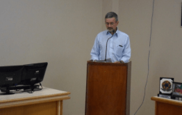 Visita do Gerente do Banco do Brasil, comemorando 100 anos do Banco no Rio Grande do Sul.