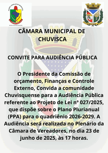 <p>Audi&ecirc;ncia P&uacute;blica</p>