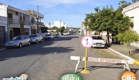 ATENÇÃO PARA ALTERAÇÃO NO TRÂNSITO EM CAMAQUÃ