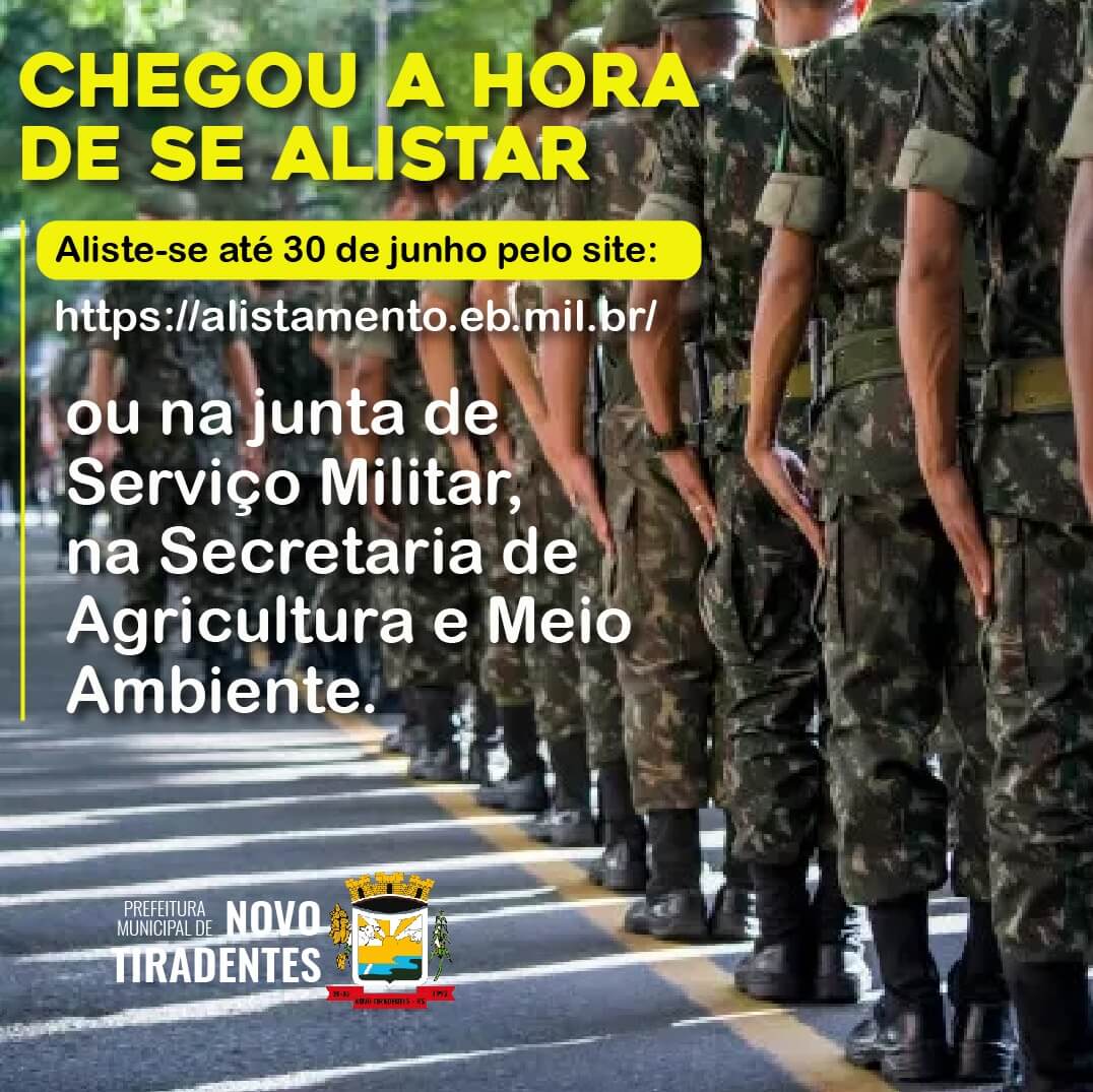 <p><strong><span style="font-family: verdana, geneva, sans-serif; font-size: 12pt;">ALISTAMENTO MILITAR 2024</span></strong></p>