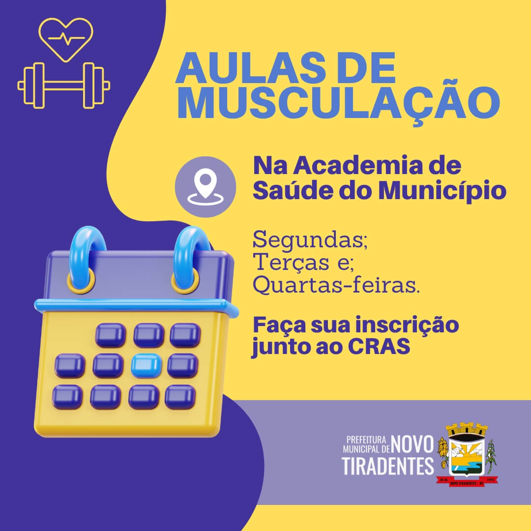 <p><strong><span style="font-family: verdana, geneva, sans-serif; font-size: 12pt;">ACADEMIA DE SA&Uacute;DE VAI INICIAR ATIVIDADES DE MUSCULA&Ccedil;&Atilde;O E FUNCIONAL EM MAIO</span></strong></p>