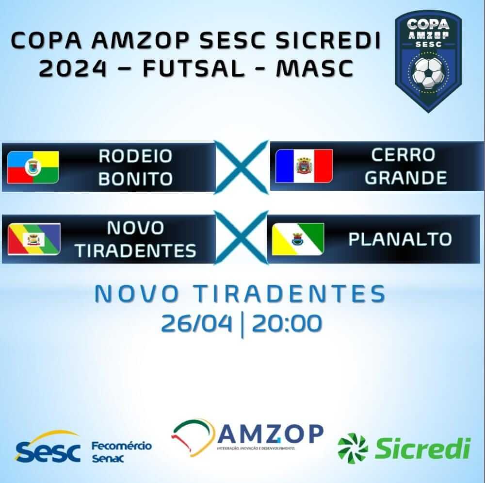<p><strong><span style="font-family: verdana, geneva, sans-serif; font-size: 12pt;">NOVO TIRADENTES RECEBER&Aacute; OS JOGOS DA COPA AMZOP SESC SICREDI NESTE FINAL DE SEMANA</span></strong></p>