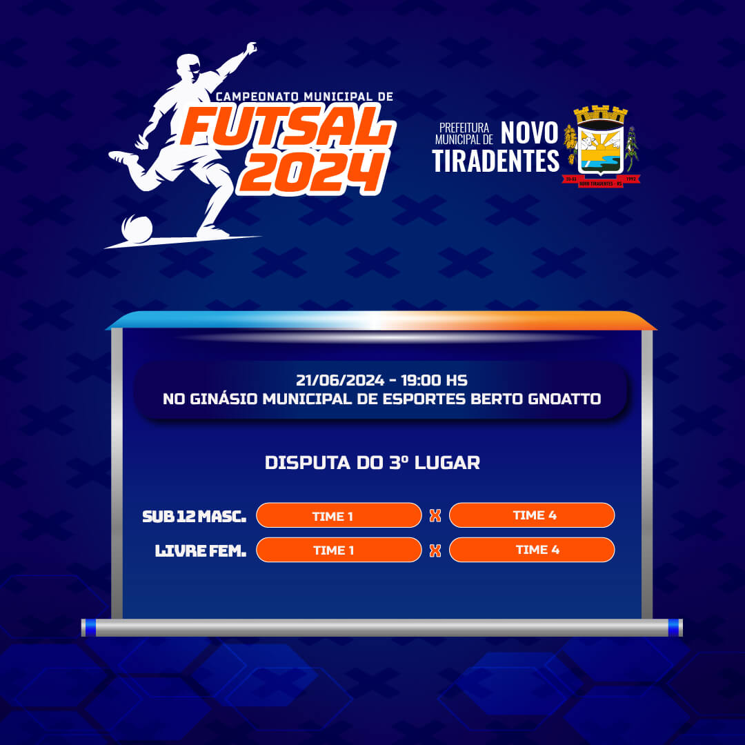 <p><strong><span style="font-family: verdana, geneva, sans-serif; font-size: 12pt;">SEXTA-FEIRA TEM MAIS UMA RODADA DO CAMPEONATO MUNICIPAL DE FUTSAL</span></strong></p>