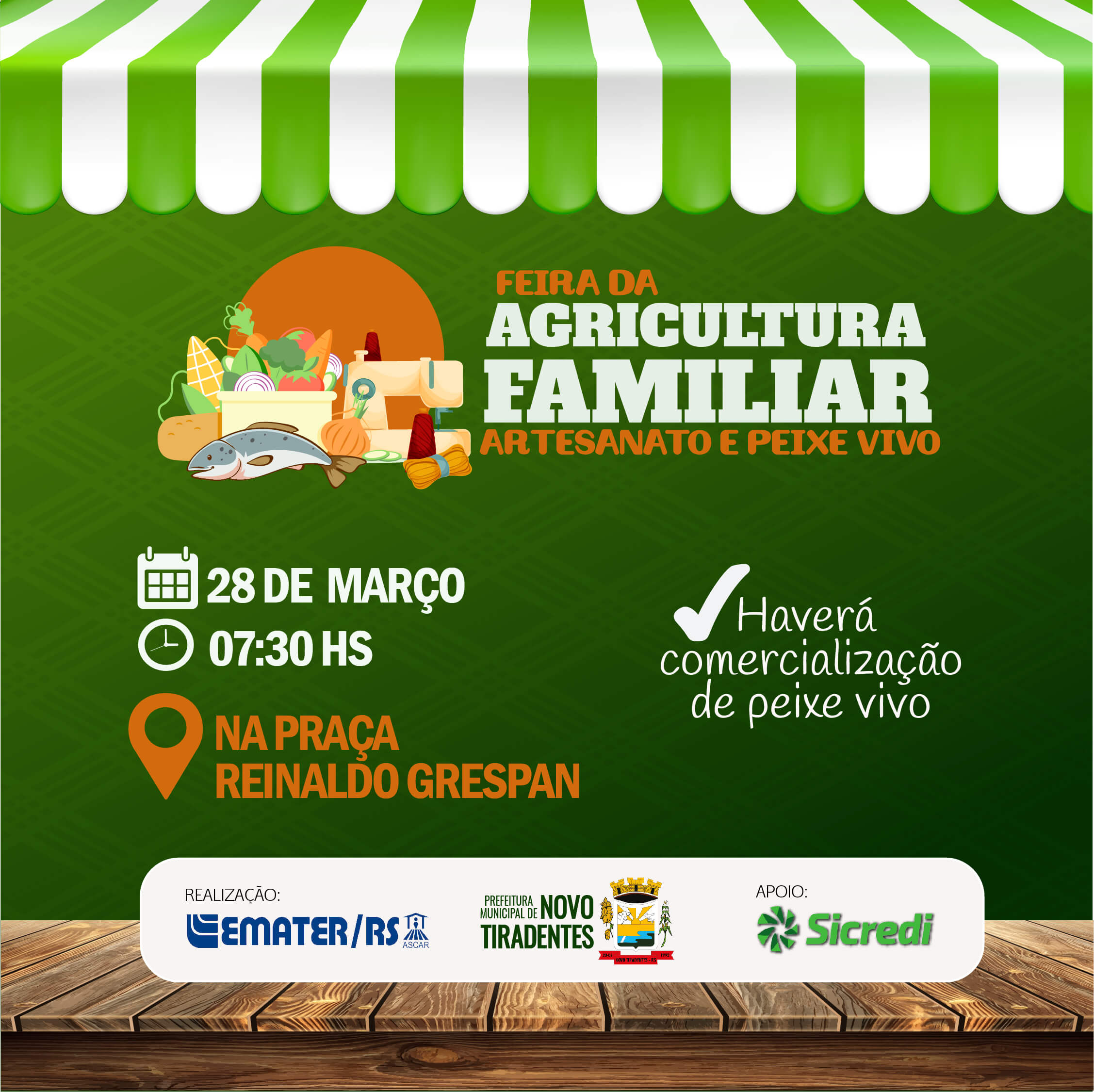 FEIRA DA AGRICULTURA FAMILIAR, ARTESANATO E PEIXE VIVO SE PREPARA PARA 31ª EDIÇÃO