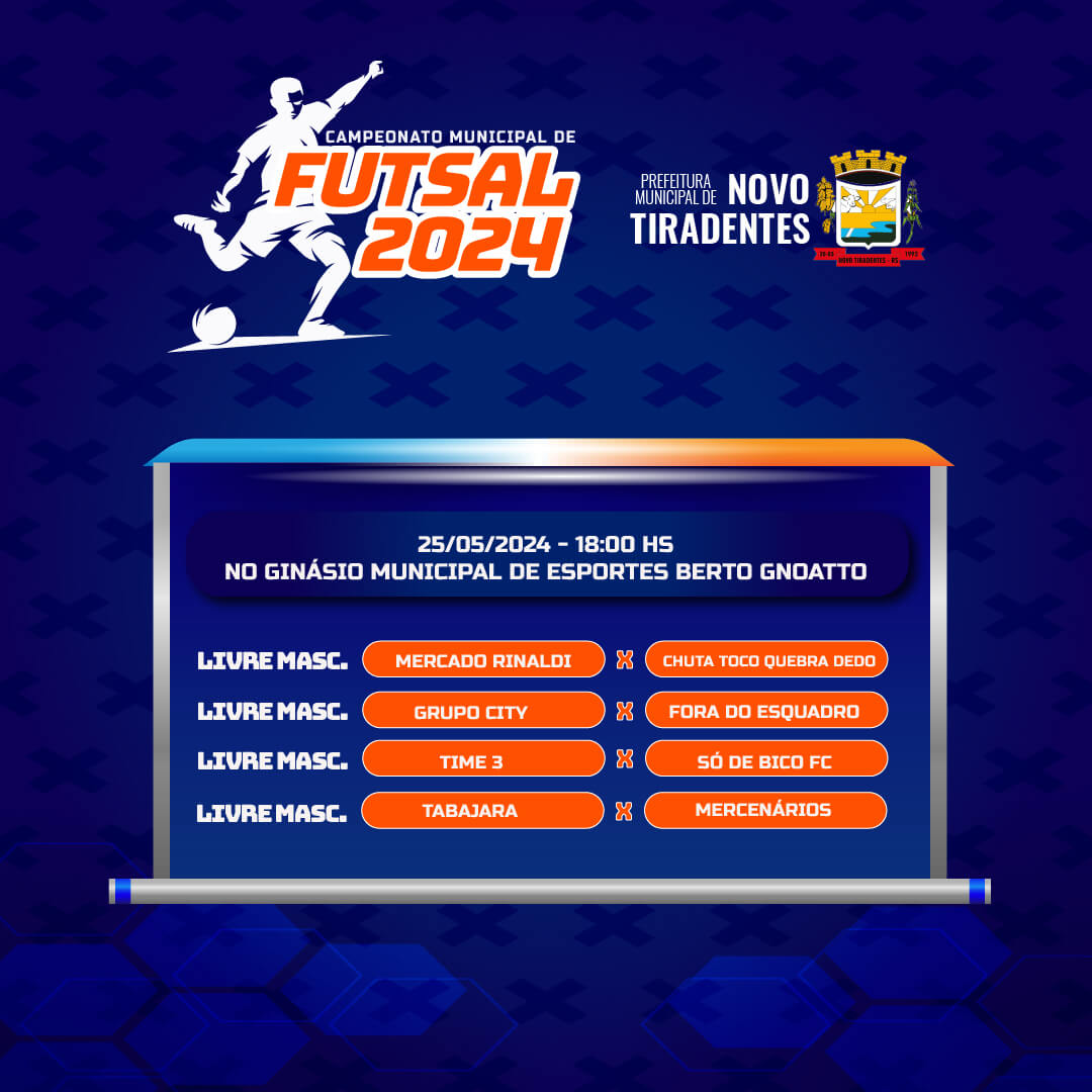 <p><span style="font-size: 12pt; font-family: verdana, geneva, sans-serif;"><strong>CONFIRA OS JOGOS DA QUARTA RODADA DO CAMPEONATO MUNICIPAL DE FUTSAL</strong></span></p>