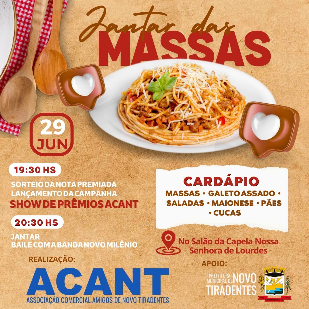<p><span style="font-size: 12pt; font-family: verdana, geneva, sans-serif;"><strong>SORTEIO DA NOTA PREMIADA ACONTER&Aacute; DURANTE O JANTAR DAS MASSAS DA ACANT</strong></span></p>