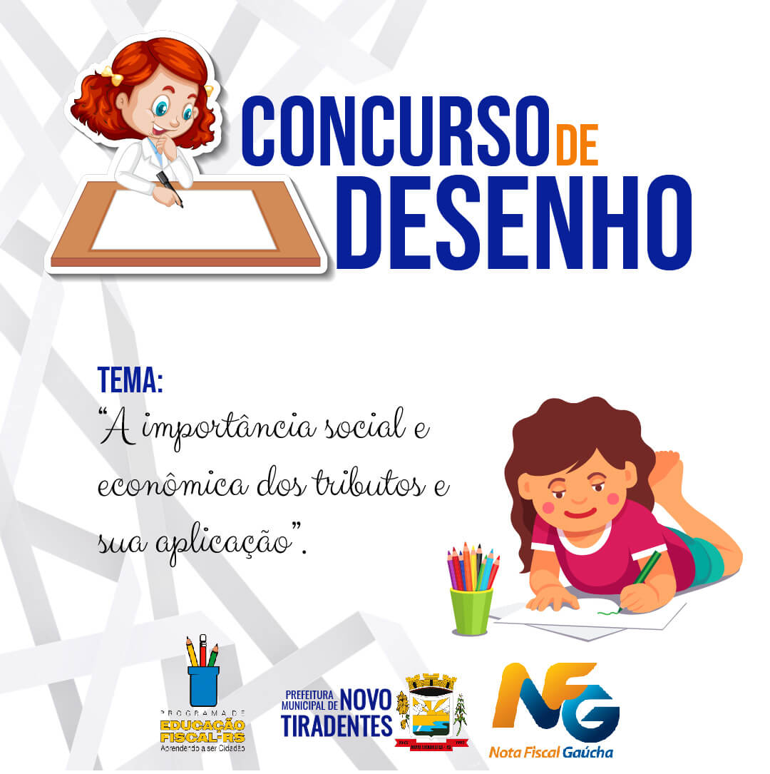 <p><span style="font-size: 14pt; font-family: verdana, geneva, sans-serif;"><strong>SECRETARIA DE EDUCA&Ccedil;&Atilde;O E SECRETARIA DA FAZENDA PROMOVEM CONCURSO DE DESENHO SOBRE EDUCA&Ccedil;&Atilde;O FISCAL</strong></span></p>