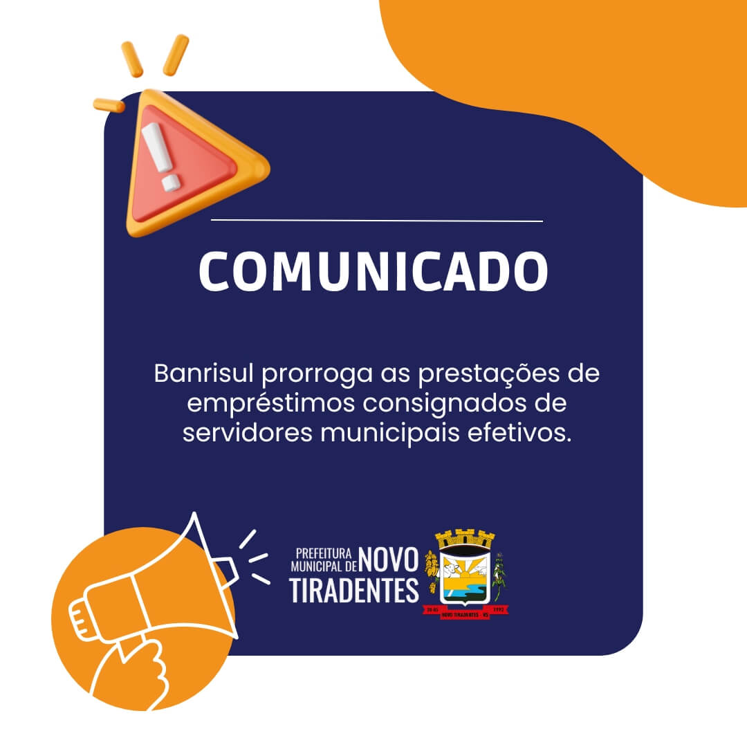 <p><span style="font-size: 12pt; font-family: verdana, geneva, sans-serif;"><strong>BANRISUL PRORROGA AS PRESTA&Ccedil;&Otilde;ES DE EMPR&Eacute;STIMOS CONSIGNADOS DE SERVIDORES MUNICIPAIS EFETIVOS</strong></span></p>