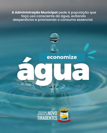 <p><strong><span style="font-family: verdana, geneva, sans-serif; font-size: 12pt;">PREFEITURA DE NOVO TIRADENTES PEDE COLABORA&Ccedil;&Atilde;O DA POPULA&Ccedil;&Atilde;O PARA USO CONSCIENTE DA &Aacute;GUA</span></strong></p>