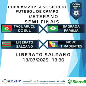 <p><span style="font-family: verdana, geneva, sans-serif; font-size: 12pt;"><strong>EQUIPE VETERANO DE NOVO TIRADENTES DISPUTA SEMIFINAL DA COPA AMZOP DE FUTEBOL DE CAMPO NESTE DOMINGO</strong></span></p>