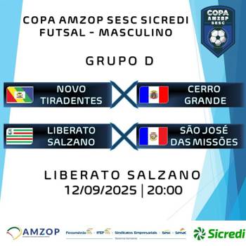 <p><span style="font-family: verdana, geneva, sans-serif; font-size: 12pt;"><strong>NOVO TIRADENTES ESTREIA HOJE NA COPA AMZOP SESC SICREDI DE FUTSAL</strong></span></p>