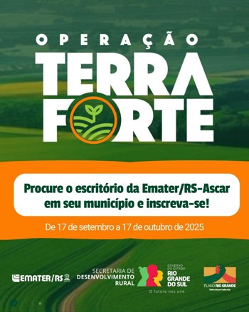 <p><span style="font-family: verdana, geneva, sans-serif; font-size: 12pt;"><strong>INSCRI&Ccedil;&Otilde;ES ABERTAS PARA A OPERA&Ccedil;&Atilde;O TERRA FORTE EM NOVO TIRADENTES</strong></span></p>