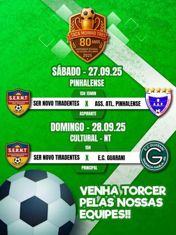 <p><span style="font-family: verdana, geneva, sans-serif; font-size: 12pt;"><strong>SER NOVO TIRADENTES DISPUTA AS QUARTAS DE FINAL DA TA&Ccedil;A MOINHO TR&Ecirc;S</strong></span></p>