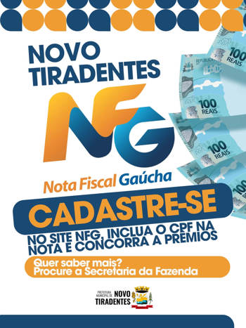 <p><span style="font-size: 12pt;"><strong><span style="font-family: verdana, geneva, sans-serif;">PARTICIPE E GANHE PR&Ecirc;MIOS NO PROGRAMA NOTA FISCAL GA&Uacute;CHA</span></strong></span></p>