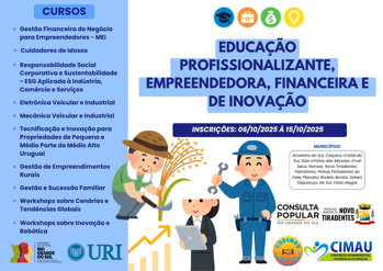<p><span style="font-family: verdana, geneva, sans-serif; font-size: 12pt;"><strong>CURSOS GRATUITOS DE CAPACITA&Ccedil;&Atilde;O PROFISSIONAL T&Ecirc;M INSCRI&Ccedil;&Otilde;ES ABERTAS A PARTIR DE 6 DE OUTUBRO</strong></span></p>