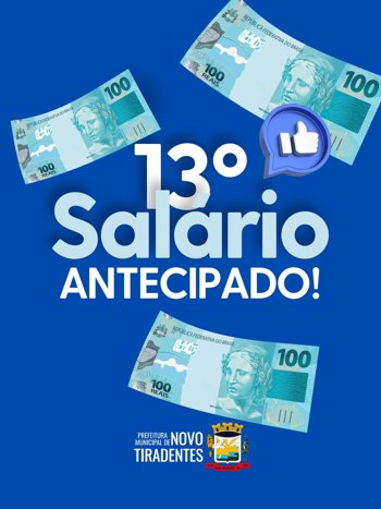 <p><span style="font-family: verdana, geneva, sans-serif; font-size: 12pt;"><strong>PREFEITURA ANTECIPA 13&ordm; SAL&Aacute;RIO INTEGRAL DOS SERVIDORES</strong></span></p>