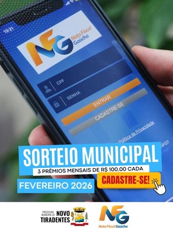 <p><strong><span style="font-family: verdana, geneva, sans-serif; font-size: 12pt;">CONFIRA OS GANHADORES DO SORTEIO MUNICIPAL DO PROGRAMA NOTA FISCAL GA&Uacute;CHA &ndash; FEVEREIRO 2026</span></strong></p>