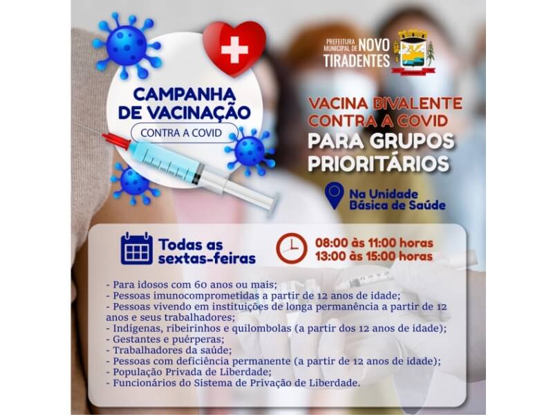 VACINA BIVALENTE CONTRA CORONAVÍRUS